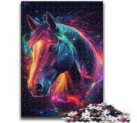 Jigsaw Puzzles for Teenagers 1000 Piece Puzzle Galaxy Horse Educational Games Home Decoration Artists Collection, Fine Art 50x75cm