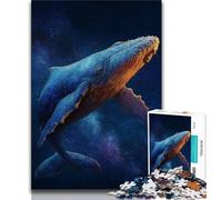 Jigsaw Puzzles for Teenagers 1000 Piece Puzzle Galaxy Whale,Decompressing Intellectual Educational Toy Educational Game for Birthday,Chrismas 50x75cm