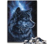 Jigsaw Puzzles for Teenagers 1000 Piece Puzzle Galaxy Wolf, Learning Educational for Is Ideal As A Gift for The Whole Family 50X75CM