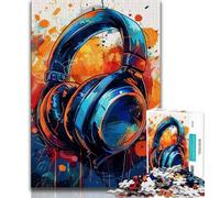 Jigsaw Puzzles for Teenagers 1000 Piece Puzzle Gaming Headset,Challenging Game And Family Play with Fully Interlocking Randomly Shaped Pieces (75x50cm)