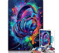 Jigsaw Puzzles for Teenagers 1000 Piece Puzzle Gaming Headset,Educational Games Home Decoration for Is Ideal As A Gift for The Whole Family (38x26cm)