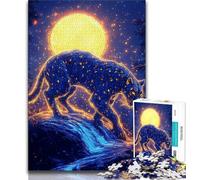 Jigsaw Puzzles for Teenagers 1000 Piece Puzzle Golden Leopard,Educational Games Home Decoration Educational Game for Birthday,Chrismas (38x26cm)