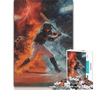 Jigsaw Puzzles for Teenagers 1000 Piece Puzzle Ice Hockey,learning Educational Is Ideal As A Gift for The Whole Family (75x50cm)