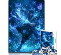 Jigsaw Puzzles for Teenagers 1000 Piece Puzzle Japanese Female Ninja Warrior,Family Entertainment Toys Is Ideal As A Gift for The Whole Family 38X26CM