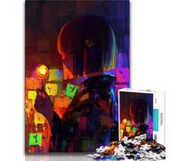 Jigsaw Puzzles for Teenagers 1000 Piece Puzzle Japanese Female Ninja Warrior,learning Educational Is Ideal As A Gift for The Whole Family (75x50cm)