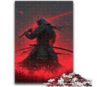 Jigsaw Puzzles for Teenagers 1000 Piece Puzzle Japanese Neon Ninja, Analysis And Logic with Fully Interlocking Randomly Shaped Pieces for And Age 14 Years Up 50X75CM
