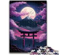 Jigsaw Puzzles for Teenagers 1000 Piece Puzzle Japanese Torii Gate Educational Games Home Decoration Artists Collection, Fine Art 50x75cm