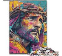 Jigsaw Puzzles for Teenagers 1000 Piece Puzzle Jesus Art,Toys Educational Games Stress Relieving Unique Home Decor And Gifts 50x75cm