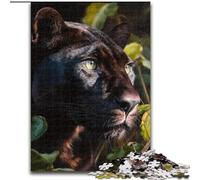 Jigsaw Puzzles for Teenagers 1000 Piece Puzzle Jungle Panther, Decompressing Intellectual Educational Toy Is Ideal As Gifts for The Whole Family (Size 26x38cm)