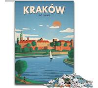 Jigsaw Puzzles for Teenagers 1000 Piece Puzzle Krakow, Educational Toys for Is Ideal As A Gift for The Whole Family for And 14 Years Old 50x75cm
