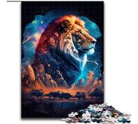 Jigsaw Puzzles for Teenagers 1000 Piece Puzzle Lion King of The Jungle, Learning Educational Toys Unique Birthday And Gifts for Age 14+ (Size 26x38cm)