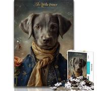 Jigsaw Puzzles for Teenagers 1000 Piece Puzzle Little Prince Dog,Challenging Game And Family Play Educational Game for Birthday,Chrismas (38x26cm)