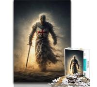 Jigsaw Puzzles for Teenagers 1000 Piece Puzzle Medieval Knights,learning Educational Is Ideal As A Gift for The Whole Family (75x50cm)