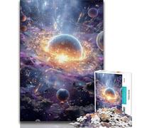 Jigsaw Puzzles for Teenagers 1000 Piece Puzzle Milky Way Universe Galaxy,Help The Brain Exercise Addictive Toys to Cultivate Patience Enhance Memory (38x26cm)