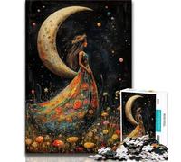 Jigsaw Puzzles for Teenagers 1000 Piece Puzzle Moon Beautiful Woman,Help The Brain Exercise Addictive Toys to Cultivate Patience Enhance Memory (75x50cm)