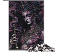 Jigsaw Puzzles for Teenagers 1000 Piece Puzzle Mysterious Elf Girl, Analysis And Logic with Fully Interlocking Randomly Shaped Pieces for And Age 14 Years Up (Size 50x75cm)