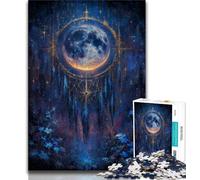 Jigsaw Puzzles for Teenagers 1000 Piece Puzzle Mystical Dream Catcher,for Educational Game Challenge Toy Deal As Gifts for The Whole Family 50x75cm