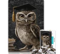Jigsaw Puzzles for Teenagers 1000 Piece Puzzle Owl Teacher,for Educational Game Challenge Toy Deal As Gifts for The Whole Family 50x75cm