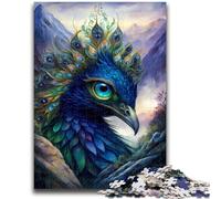 Jigsaw Puzzles for Teenagers 1000 Piece Puzzle Peacock Mythical Land Challenging To Complete But Fun And Humorous Educational Game for Birthday 26x38cm