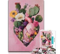 Jigsaw Puzzles for Teenagers 1000 Piece Puzzle Plant Heart,Help The Brain Exercise Addictive Toys to Cultivate Patience Enhance Memory (38x26cm)