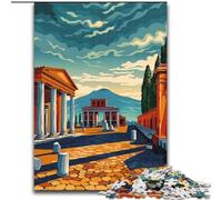 Jigsaw Puzzles for Teenagers 1000 Piece Puzzle Pompeii, Toys Educational Games Stress Relieving Unique Home Decor And Gifts 26x38cm