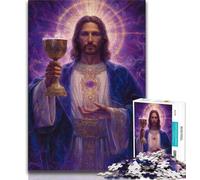 Jigsaw Puzzles for Teenagers 1000 Piece Puzzle Portrait of Mary The Mother,Challenging Game And Family Play with Fully Interlocking Randomly Shaped Pieces (38x26cm)