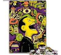Jigsaw Puzzles for Teenagers 1000 Piece Puzzle Psychedelic Art, Learning Educational for Is Ideal As A Gift for The Whole Family (size 26x38cm)