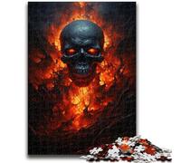 Jigsaw Puzzles for Teenagers 1000 Piece Puzzle Psychedelic Skull Educational Toys Unique Home Decor And Gifts for And Age 14 Years Up 50x75cm