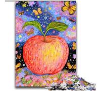 Jigsaw Puzzles for Teenagers 1000 Piece Puzzle Red Apple,for Educational Game Challenge Toy Deal As Gifts for The Whole Family 38x52cm