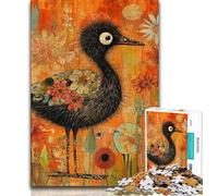 Jigsaw Puzzles for Teenagers 1000 Piece Puzzle Red Bird,for Educational Game Challenge Toy Deal As Gifts for The Whole Family 38x26cm