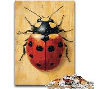 Jigsaw Puzzles for Teenagers 1000 Piece Puzzle Seven-spotted Ladybug Challenging To Complete But Fun And Humorous Educational Game for Birthday 26x38cm