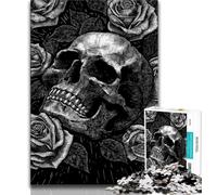 Jigsaw Puzzles for Teenagers 1000 Piece Puzzle Skeleton Art,Educational Games Home Decoration for Is Ideal As A Gift for The Whole Family (38x26cm)