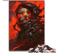 Jigsaw Puzzles for Teenagers 1000 Piece Puzzle Skeleton Warrior, Decompressing Intellectual Educational Toy Is Ideal As Gifts for The Whole Family (Size 26x38cm)