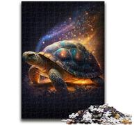 Jigsaw Puzzles for Teenagers 1000 Piece Puzzle Space Turtle Educational Games Home Decoration Artists Collection, Fine Art 50x75cm