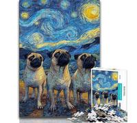 Jigsaw Puzzles for Teenagers 1000 Piece Puzzle Starlings Under The Night Sky,Family Entertainment Toys Is Ideal As A Gift for The Whole Family (38x26cm)