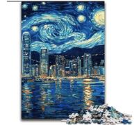 Jigsaw Puzzles for Teenagers 1000 Piece Puzzle Starry Sky Color, Suitable for People Aged 14 And Above Challenging To Complete But Fun And Humorous Great Gift (size 50x75cm)