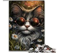 Jigsaw Puzzles for Teenagers 1000 Piece Puzzle Steampunk Cat Suitable for Ages 14 And Up Family Games Deal As Gifts for The Whole Family (size 50x75cm)