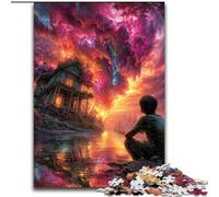 Jigsaw Puzzles for Teenagers 1000 Piece Puzzle Storm Clouds, Family Fun Games Is Ideal As A Gift for The Whole Family (Size 50x75cm)