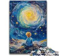 Jigsaw Puzzles for Teenagers 1000 Piece Puzzle The Little Prince of The Night Sky, Analysis And Logic with Fully Interlocking Randomly Shaped Pieces for And Age 14 Years Up 26X38CM