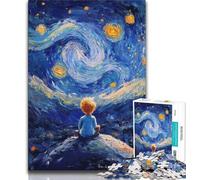 Jigsaw Puzzles for Teenagers 1000 Piece Puzzle The Little Prince of The Night Sky,Educational Games Home Decoration for Is Ideal As A Gift for The Whole Family (75x50cm)