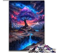 Jigsaw Puzzles for Teenagers 1000 Piece Puzzle Tree of Life, Learning Educational for Is Ideal As A Gift for The Whole Family (size 26x38cm)