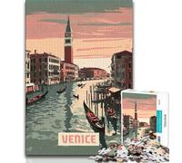 Jigsaw Puzzles for Teenagers 1000 Piece Puzzle Venice,Family Entertainment Toys Is Ideal As A Gift for The Whole Family (38x26cm)