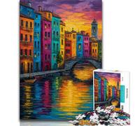 Jigsaw Puzzles for Teenagers 1000 Piece Puzzle Venice, Italy,learning Educational Is Ideal As A Gift for The Whole Family 75x50cm