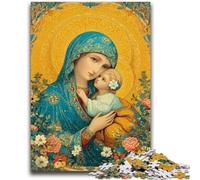 Jigsaw Puzzles for Teenagers 1000 Piece Puzzle Virgin Mary, Learning Educational for Is Ideal As A Gift for The Whole Family 26X38CM