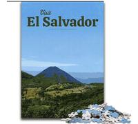 Jigsaw Puzzles for Teenagers 1000 Piece Puzzle Visit El Salvador,Toys Educational Games Stress Relieving Great Gifts And Toys 50x75cm