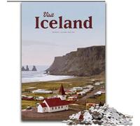 Jigsaw Puzzles for Teenagers 1000 Piece Puzzle Visit Iceland Challenging To Complete But Fun And Humorous Unique Birthday And Gifts (50x75cm) 1000pcs