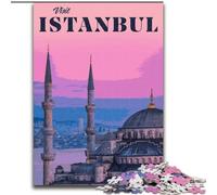 Jigsaw Puzzles for Teenagers 1000 Piece Puzzle Visit Istanbul Challenging To Complete But Fun And Humorous Unique Birthday And Gifts (50x75cm) 1000pcs