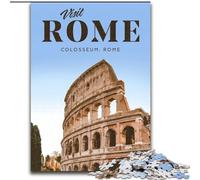 Jigsaw Puzzles for Teenagers 1000 Piece Puzzle Visit Rome Challenging To Complete But Fun And Humorous Unique Birthday And Gifts (26x38cm) 1000pcs