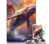 Jigsaw Puzzles for Teenagers 1000 Piece Puzzle Whales on The Seabed,learning Educational Is Ideal As A Gift for The Whole Family (38x26cm)