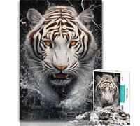 Jigsaw Puzzles for Teenagers 1000 Piece Puzzle White Tiger,Family Entertainment Toys Is Ideal As A Gift for The Whole Family (75x50cm)
